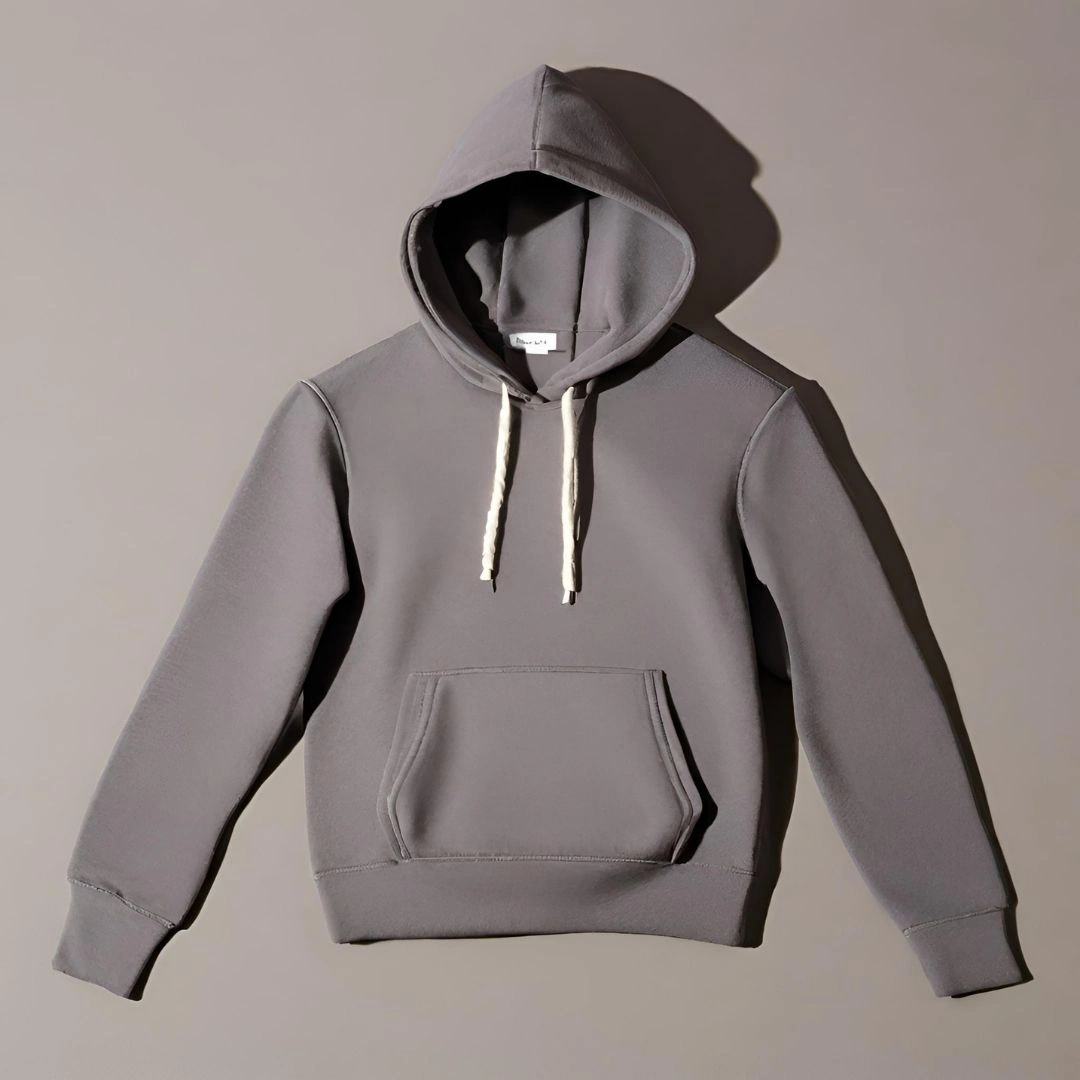 Classic Grey Hooded Sweatshirt - BuyAgain