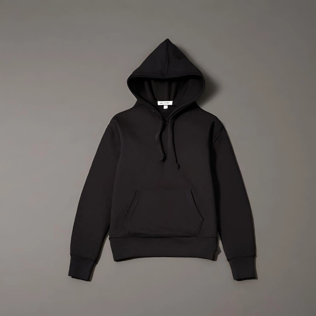 Classic Black Hooded Sweatshirt - BuyAgain